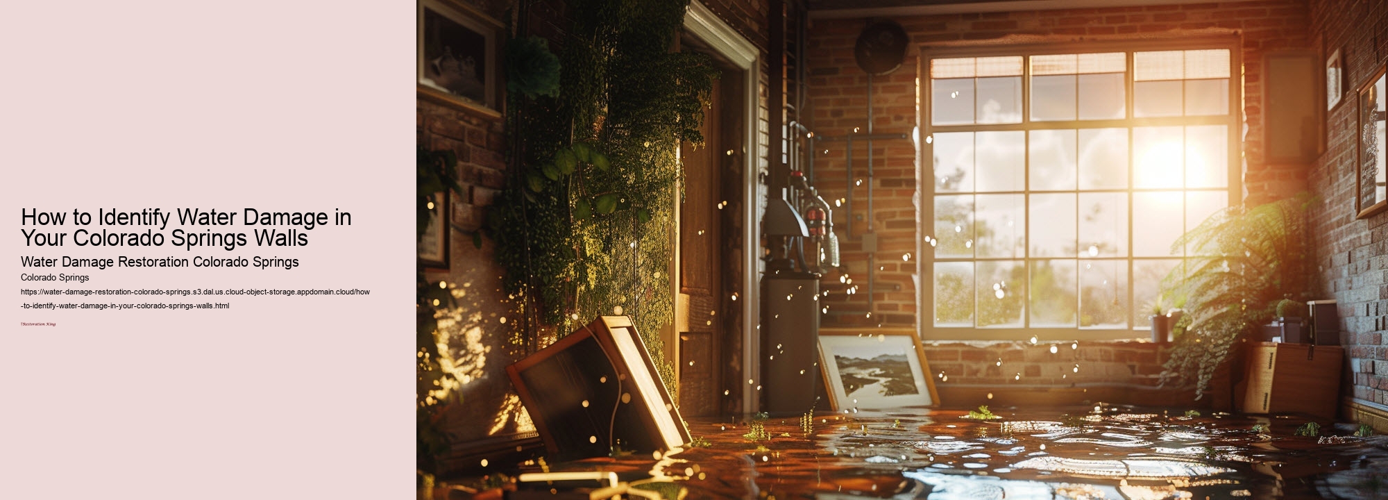 How to Identify Water Damage in Your Colorado Springs Walls